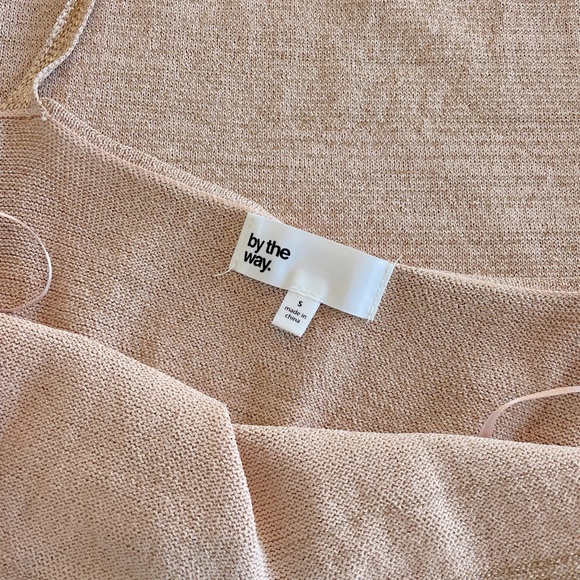 SUPERDOWN Paulina Lurex Knit Set in Rose Gold - Picture 3 of 4